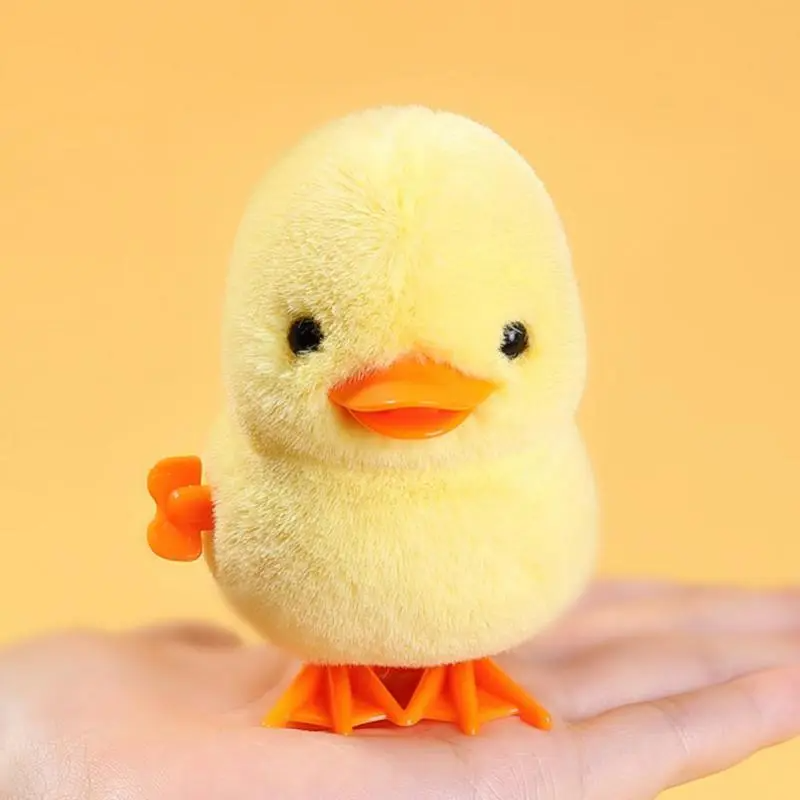 Cute small jumping plush cute chicken toy