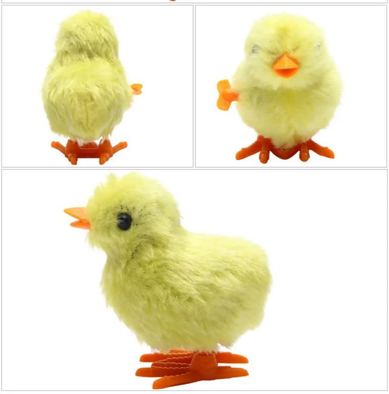 Cute small jumping plush cute chicken toy