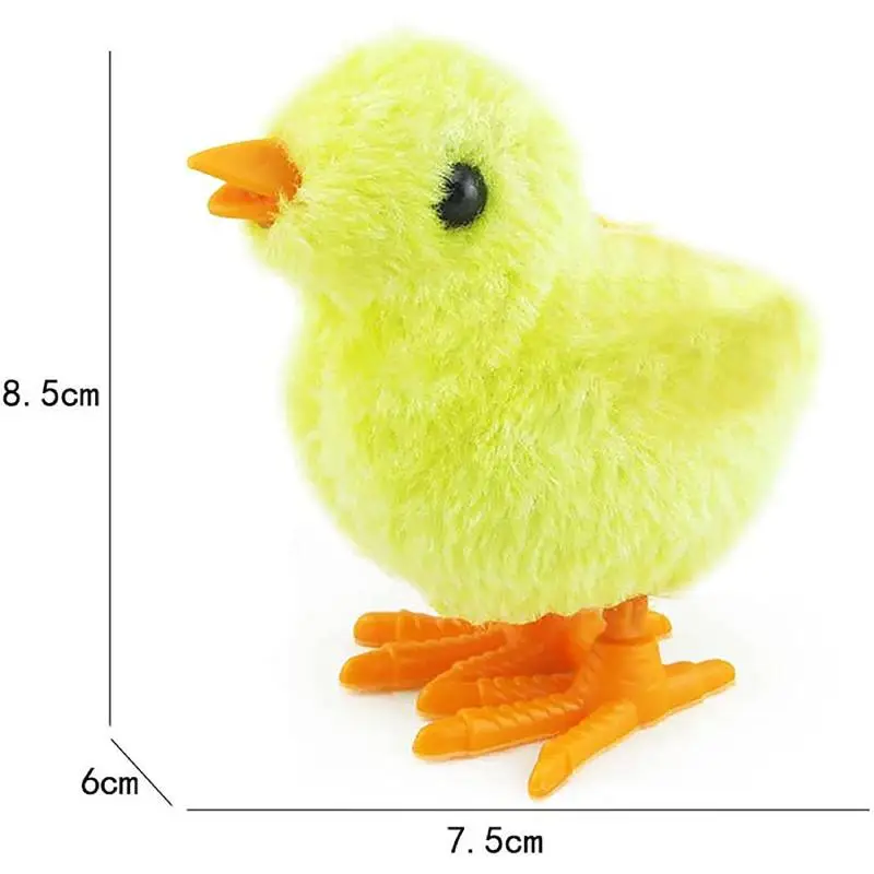 Cute small jumping plush cute chicken toy