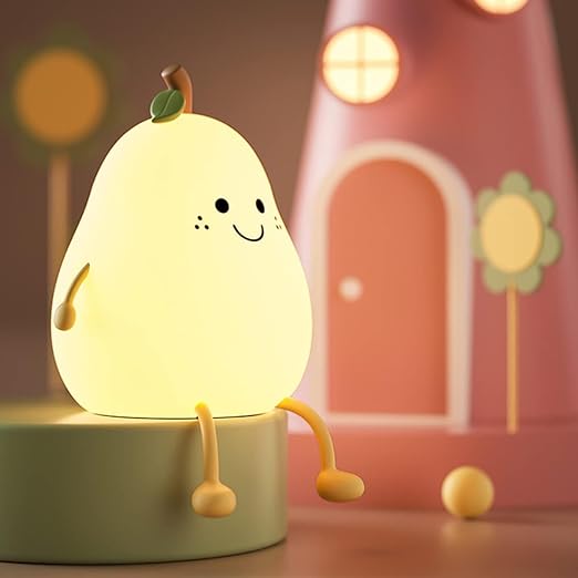 Cute Pear Night Lamp ( 7 Colour Changing Light )