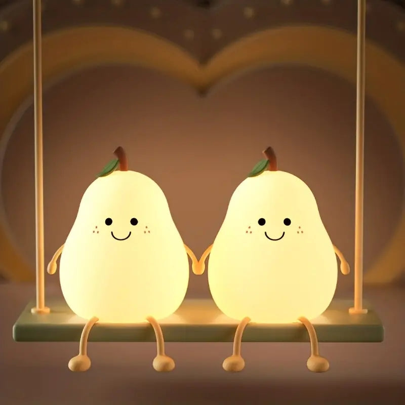 Cute Pear Night Lamp ( 7 Colour Changing Light )