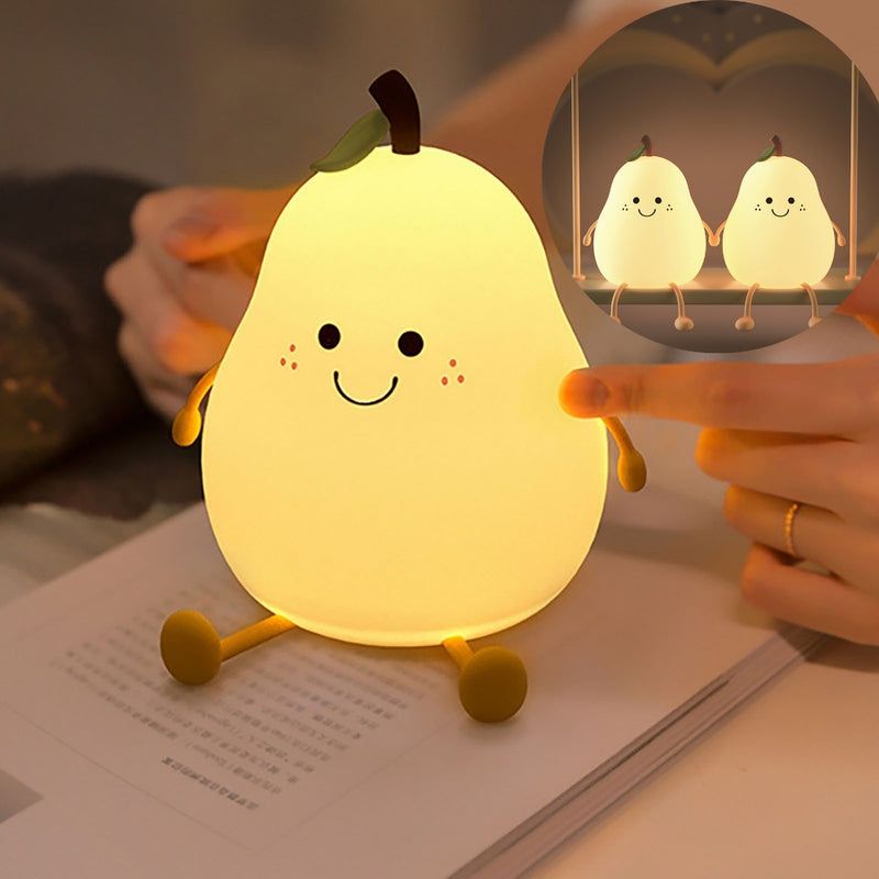 Cute Pear Night Lamp ( 7 Colour Changing Light )