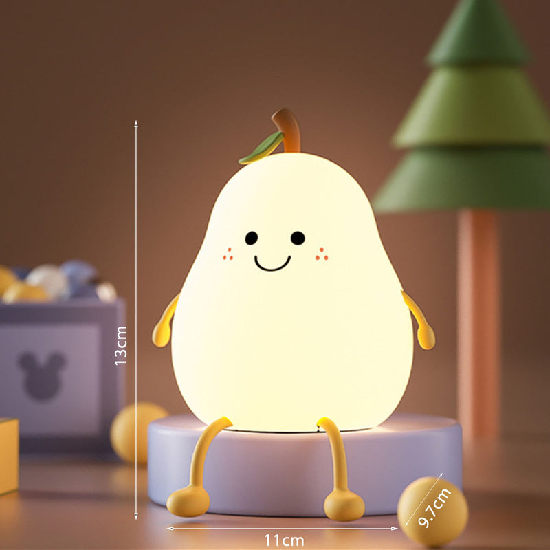 Cute Pear Night Lamp ( 7 Colour Changing Light )