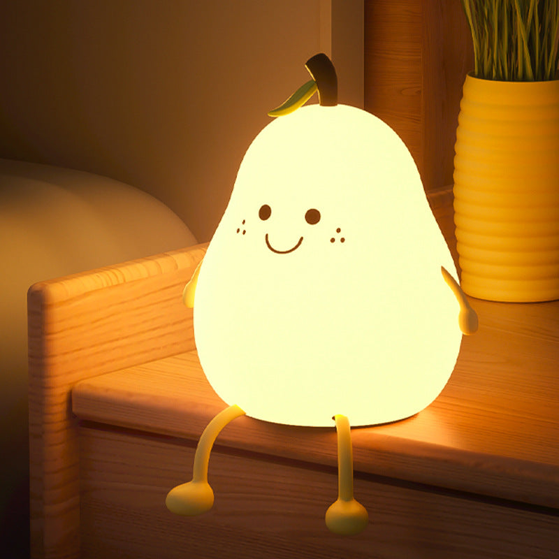 Cute Pear Night Lamp ( 7 Colour Changing Light )