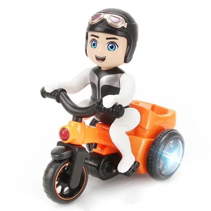 Stunt Tricycle Toy with Music and Lights