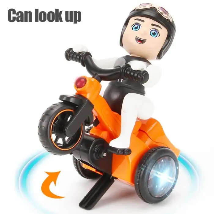 Stunt Tricycle Toy with Music and Lights