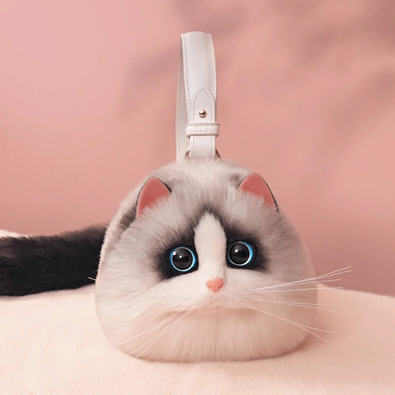 Realistic 3D Kitty Purse