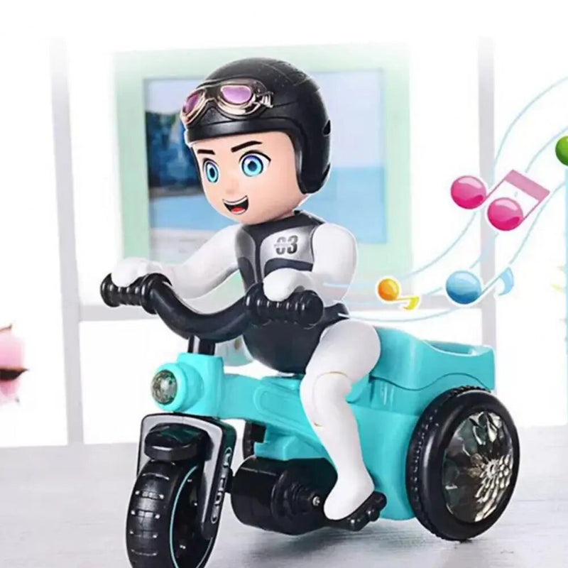 Stunt Tricycle Toy with Music and Lights