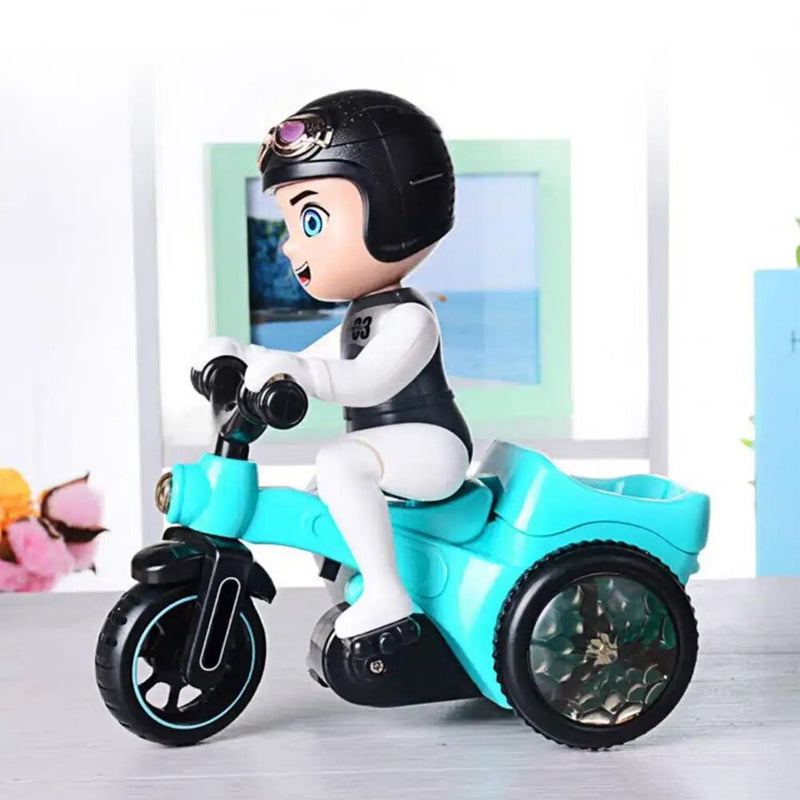 Stunt Tricycle Toy with Music and Lights