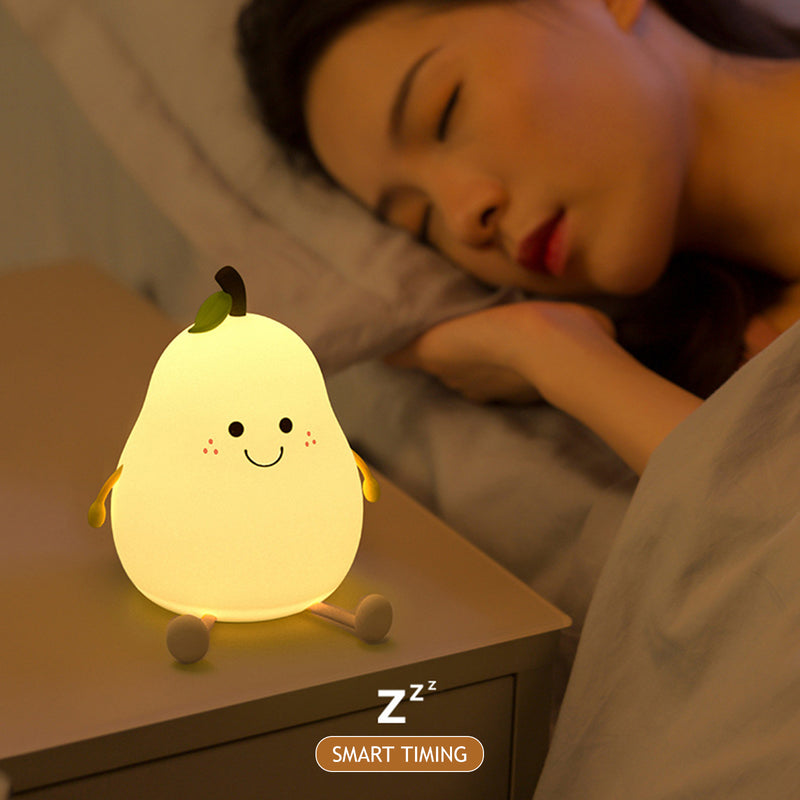 Cute Pear Night Lamp ( 7 Colour Changing Light )